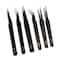 12 Piece Precision Tweezer Set with Case by Bead Landing™